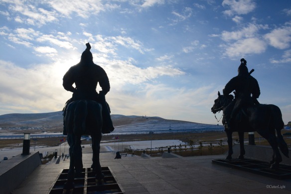 soldier statues at chinggis statue n